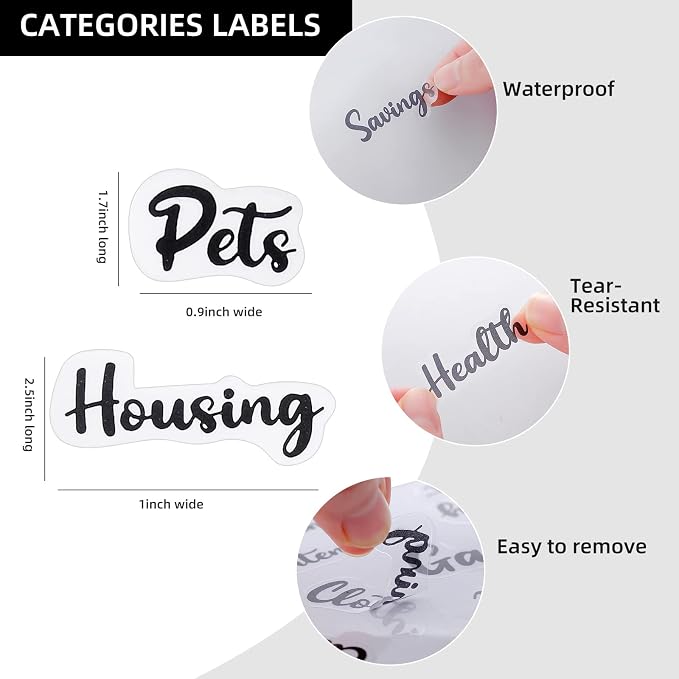 NICOOTH Budget Binder A6 Money Saving Binder - Image 5