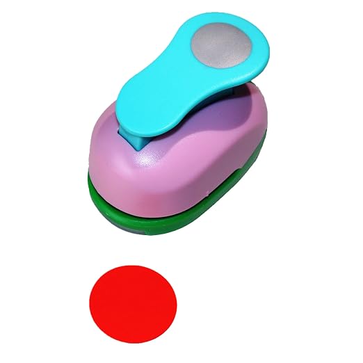 CADY Crafts Punch 1.5 inch Circle Punches Craft Lever Punch Handmade Paper by CADY