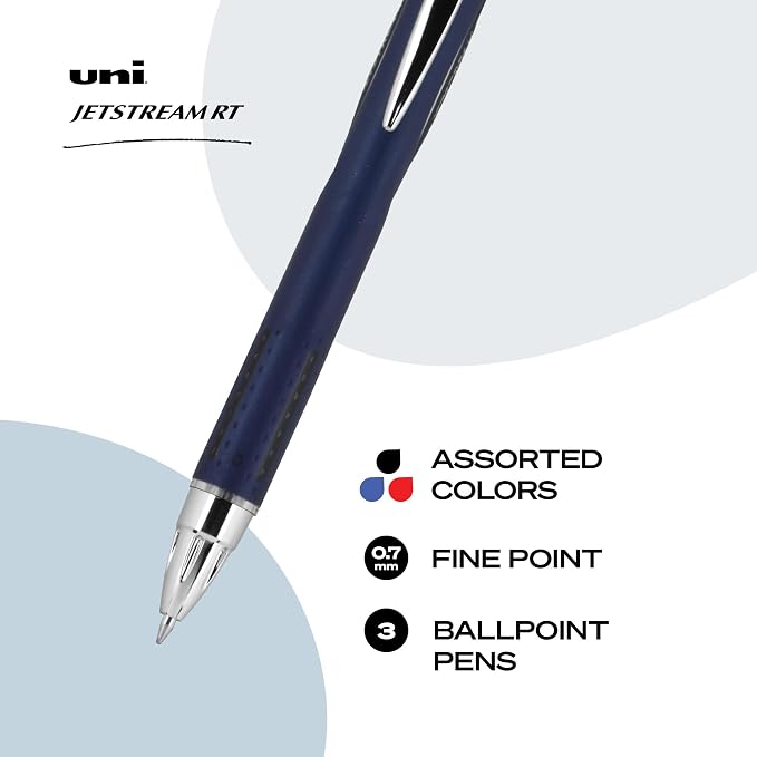 Uniball 70879 Uni-Ball Jetstream Fine Point 0.7 Mm Piece Of 3 - Image 2