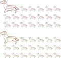OWLFAVO 40pcs Puppy Dachshund Shape Paper Clips by OWLFAVO