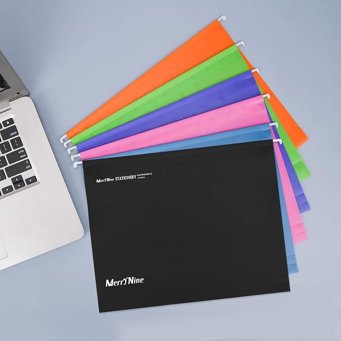 Merrynine Hanging File Folders Letter Size 15pcs, Polypropylene Filing Cabinet - Image 3