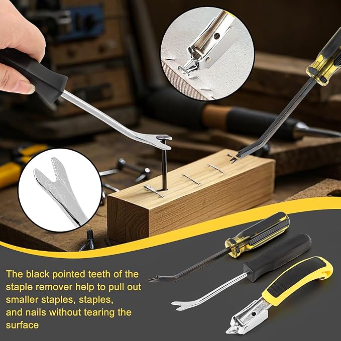 3PCS Heavy Duty Construction Staple Remover - Image 5