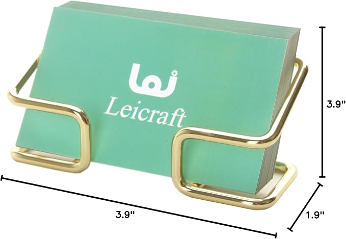 Business Card Holder for Desk, Cute Metal Card Organizers and Office Desk - Image 9