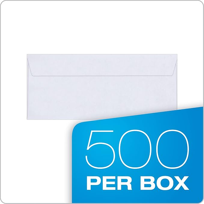Columbian #9 Security Envelopes, 500 Pack, Double Window Self Seal Envelopes - Image 6
