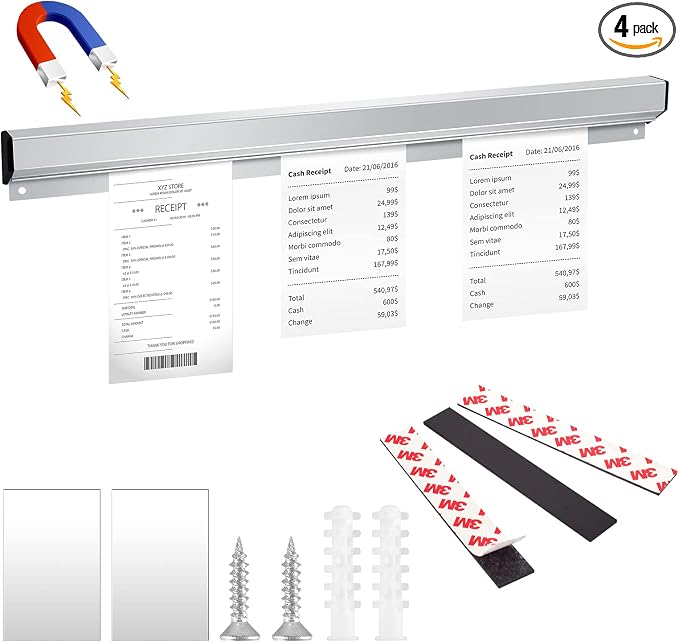 Ticket Rack Magnetic Restaurant Order Holder Slide Check Rack Kitchen Ticket by DLUGOPIS