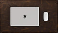 YSAGi Leather Desk Mat, 23.6"x13.8"Real Leather Desk Pad, 2mm Thick Desk Blotter by YSAGi