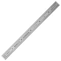 PEC Tools Made in USA Machinist Rule, Satin Chrome Finish, Markings 1/10" by PECTools