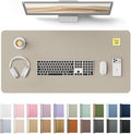 YSAGi Leather Desk Pad Protector, Office Desk Mat, Large Mouse Pad, Non-Slip PU by YSAGi
