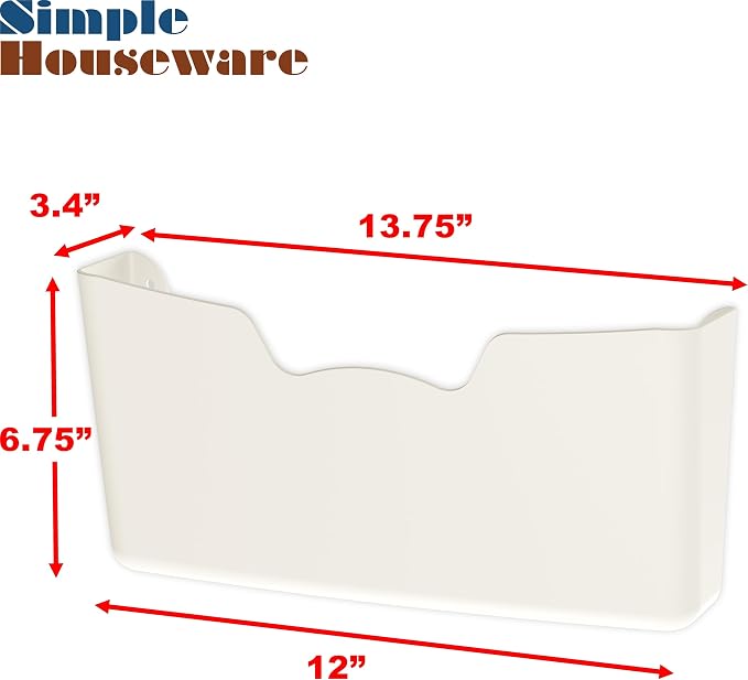 Simple Houseware Single Pocket Wall Mount - Image 3