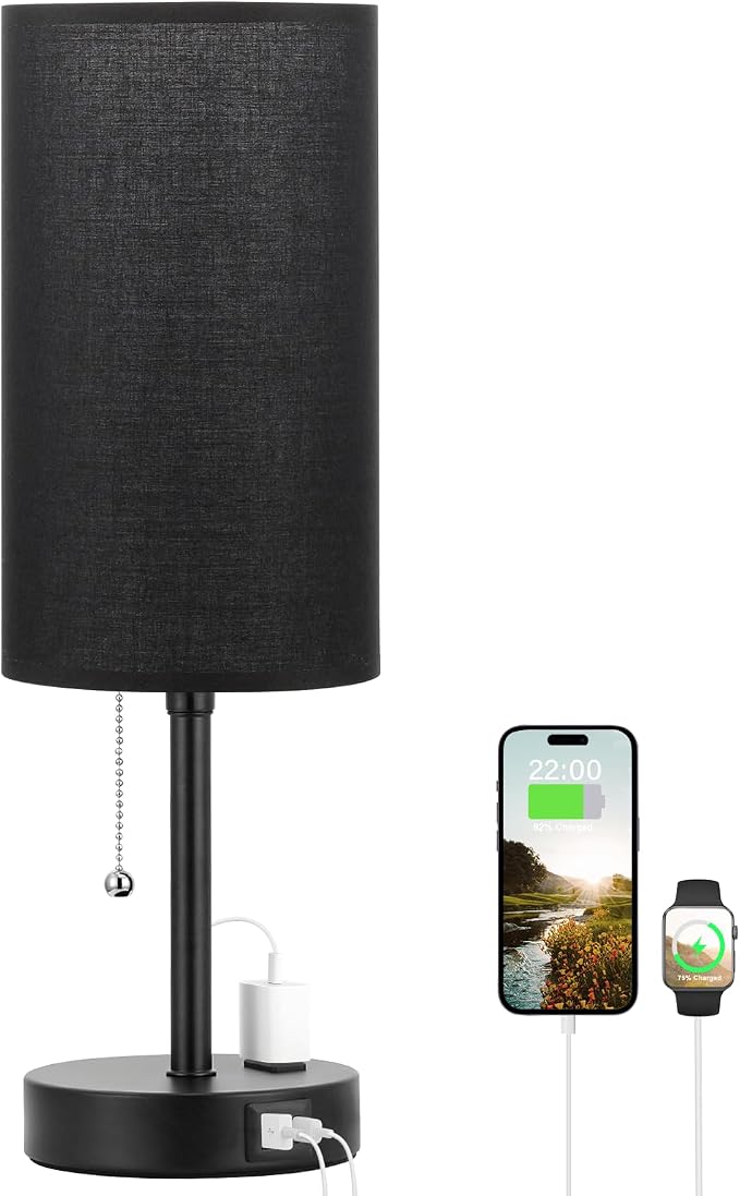 Dicoool 17Inch Tall Bedroom Lamps - Image 7