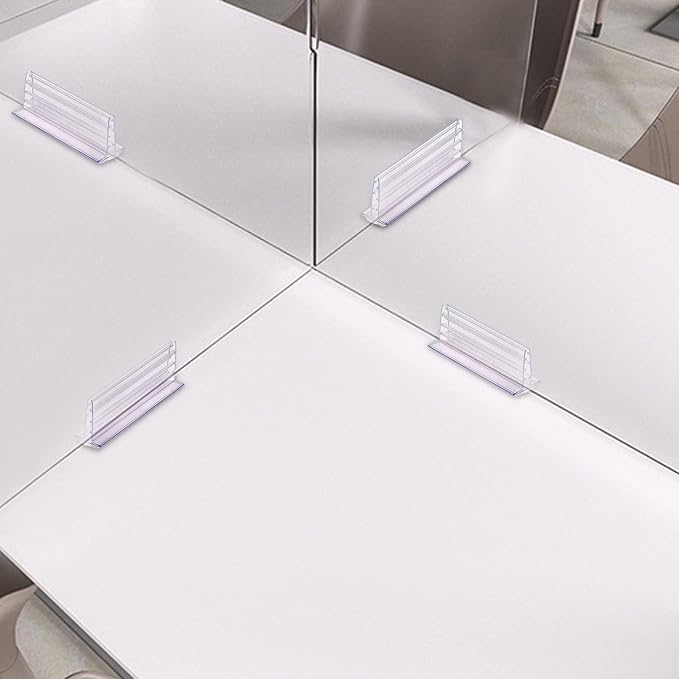 Fulmoon 100 Pcs Sign Holder, Adhesive Base Sign Holders Multiple Uses - Image 5