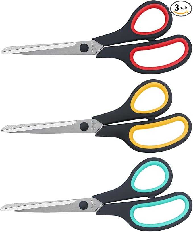 Scissors 8.5 Inch All Purpose Scissors by LONGKEY
