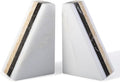Karibiber Marble Book Ends, Non-Skid Bookends by Karibiber