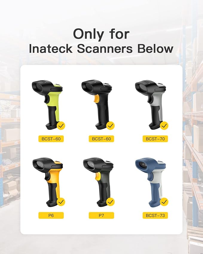 Inateck Barcode Scanner Charging Base, Suitable - Image 2