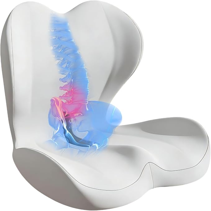 Seat Cushion for Office Chair and Car, Lumbar Support Pillow for Office Chair - Image 8