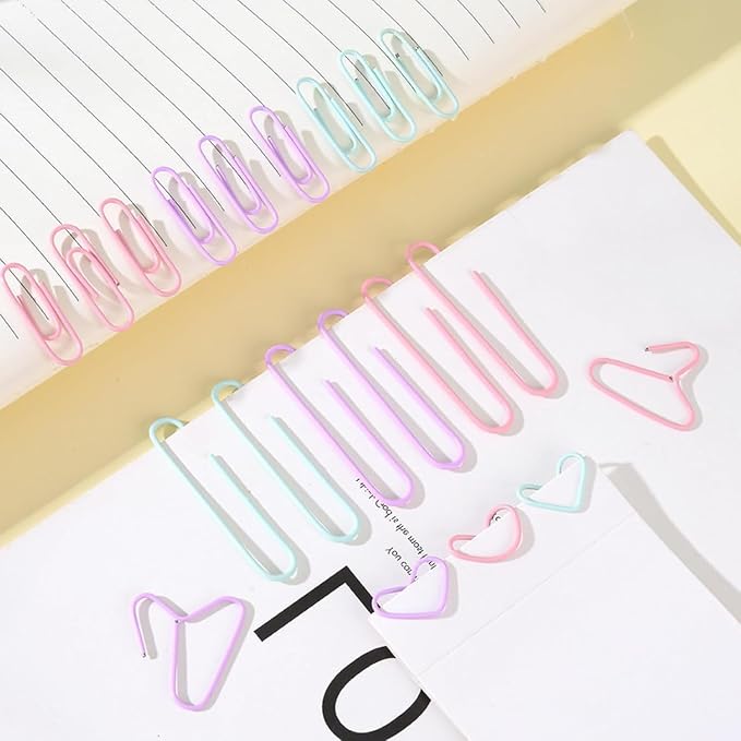 Macaron Colored Paper Clips, 1.1" Medium Paper Clip（28mm - Image 7