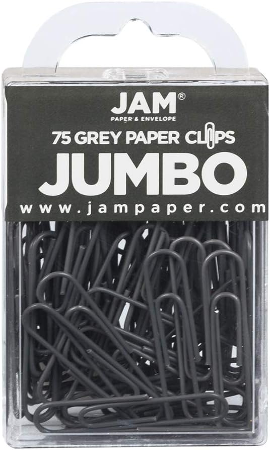 JAM PAPER Colorful Jumbo Paper Clips by JAMPaper