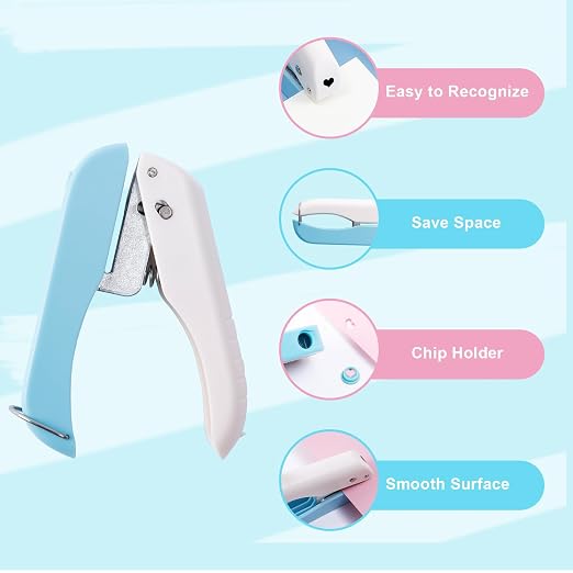 UCEC Heart Hole Punch 1/4 inch Single Small Hole Puncher - Image 3