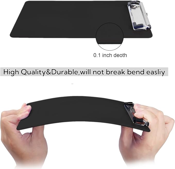 2 PCS Clip Boards 8.5x11, Standard Letter Size A4, Heavy Duty, Hanging - Image 5