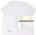 Aegero Plastic Folders with Pockets, Durable Heavy Duty File Folders with by Unknown