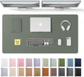 YSAGi Leather Desk Protector, Office Mat, Large Mouse Mat, Non-Slip PU Leather by YSAGi