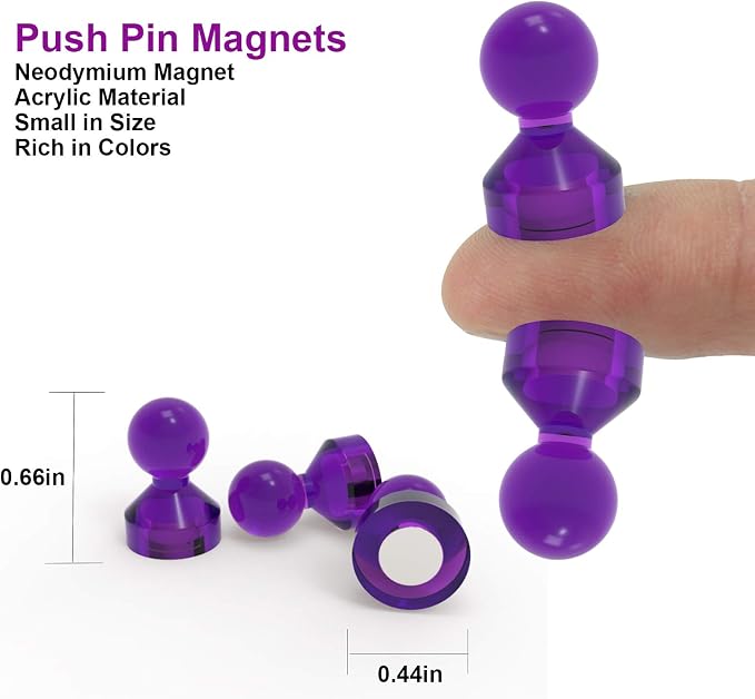Ant Mag Magnetic Push Pins Strong Push Pin Magnets - Image 2