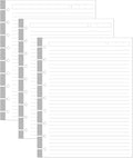 9-Disc Discbound Lined Refill Paper, Classic Size Pre-punched Happy Planners by Yaridar