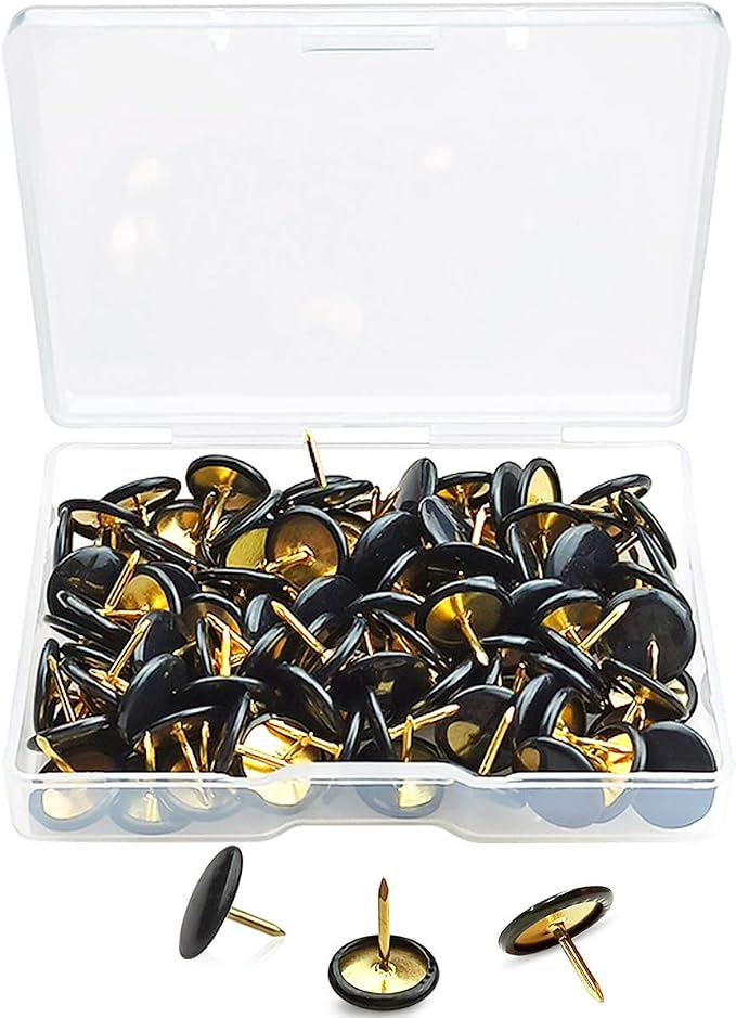100 PCS Push Pins, Thumb Tacks, Board Pins by TTSAM