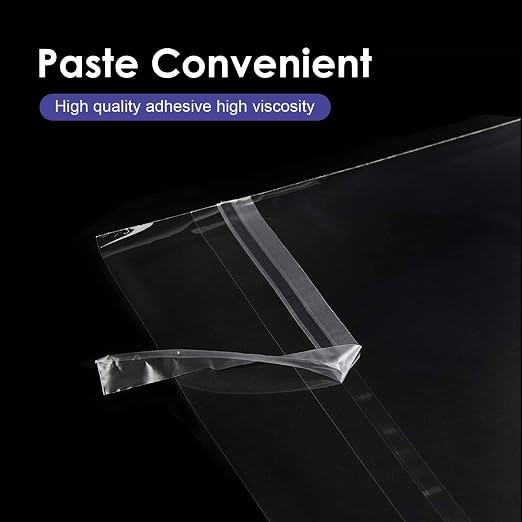 Falling in Art 8 1/2 Inches x 10 3/7 Inches, 1.496mil Crystal Sealed Clear Bags - Image 5