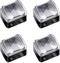 Makeup Pencil Sharpener, 4 Pack Dual Hole Cosmetic Pencil Sharpener by Cuteabc