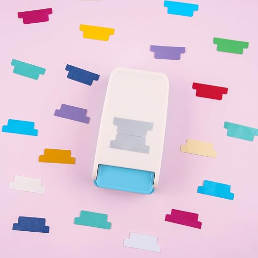 Tab Punch DIY Index Tabs Puncher Tag Punch Loose Leaf Separator Label Punch - Image 8