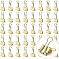 Gold Binder Paper Clips by YOPINK