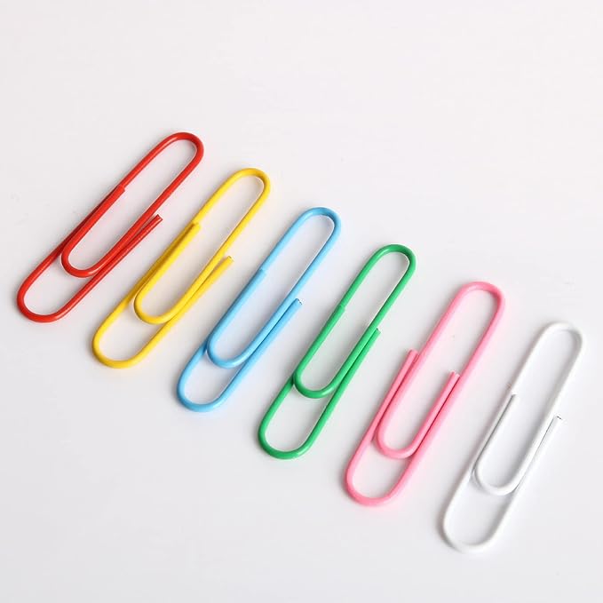 Yarlung 900 Pieces 2 Inch Jumbo Paper Clips, Vinyl Coated Large Paperclips - Image 4