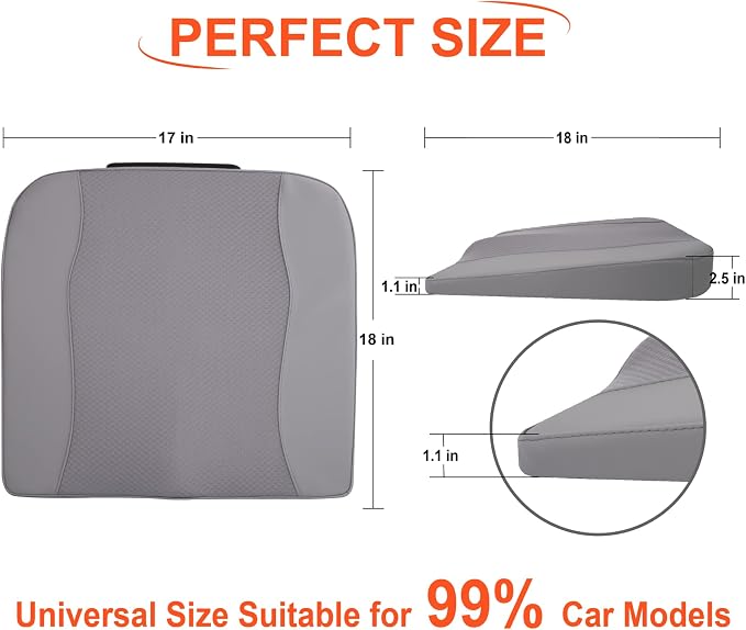 Lofty Aim Car Seat Cushion, Comfort Memory Foam Car Cushions - Image 7