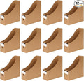 12 Pcs Cardboard Magazine File Holder Boxes by Unknown