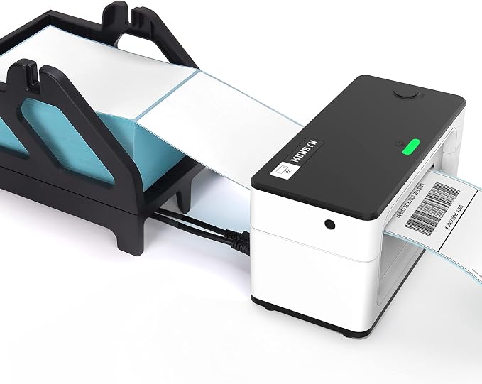 MUNBYN Label Holder for Rolls and Fan-Fold Labels, For Desktop Thermal Printer - Image 6