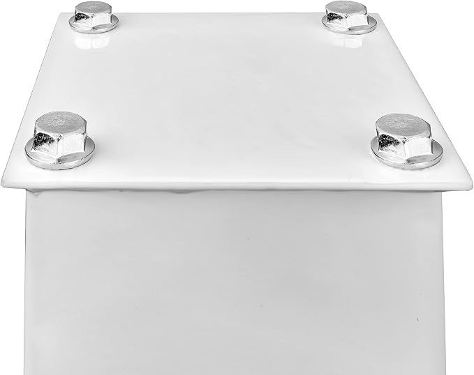Mail Boss 7125 In-Ground Mounting Post, Alpine White Mailbox - Image 3