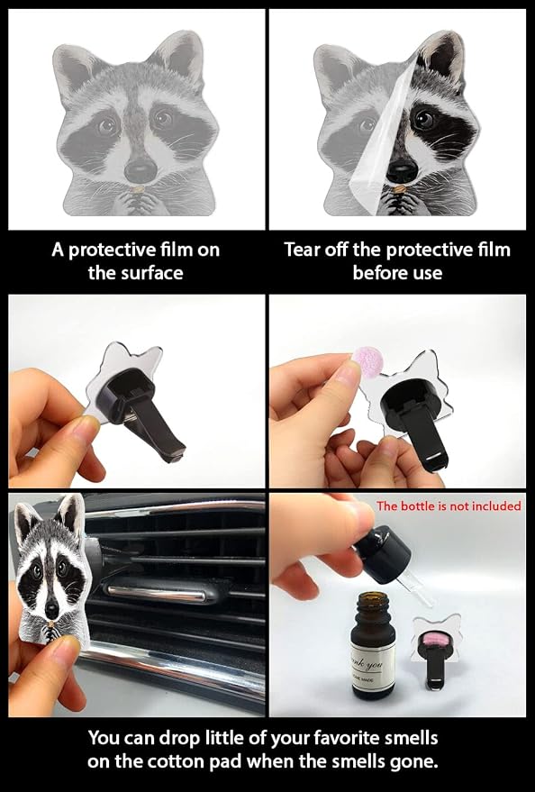 WIRESTER Fresh Scented Car Air Freshener Vent Clip, Decorative Accessories - Image 7