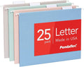 Pendaflex Hanging File Folders, 25 Pack, Letter Size, Light Blue, Light Green by TOPSProducts