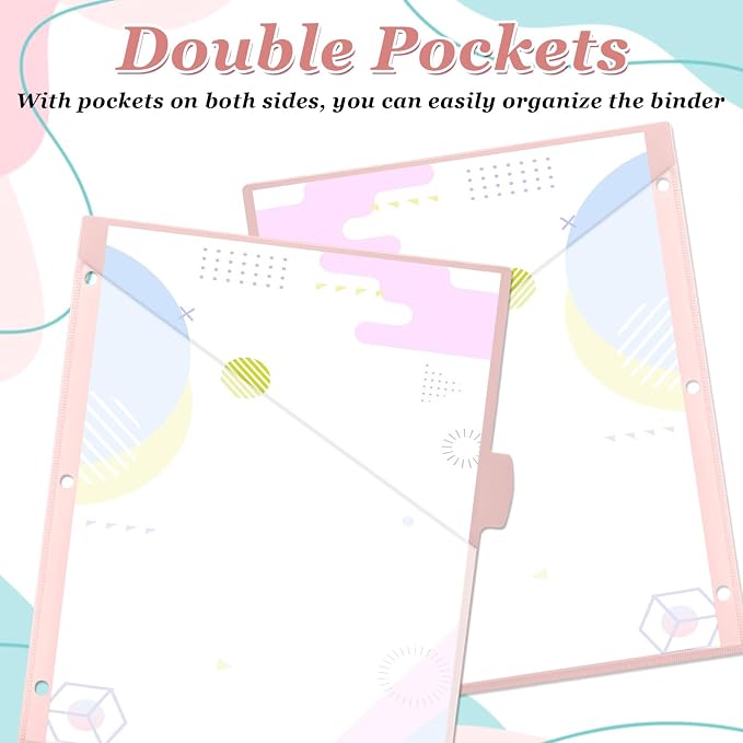 Epakh 24 Pcs Binder Dividers for 3 Rings Binders Index Dividers - Image 4
