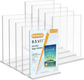 MaxGear Acrylic Sign Holder 8.5 x 11 Double Sided Display Stand, 10 Pack | by MaxGear