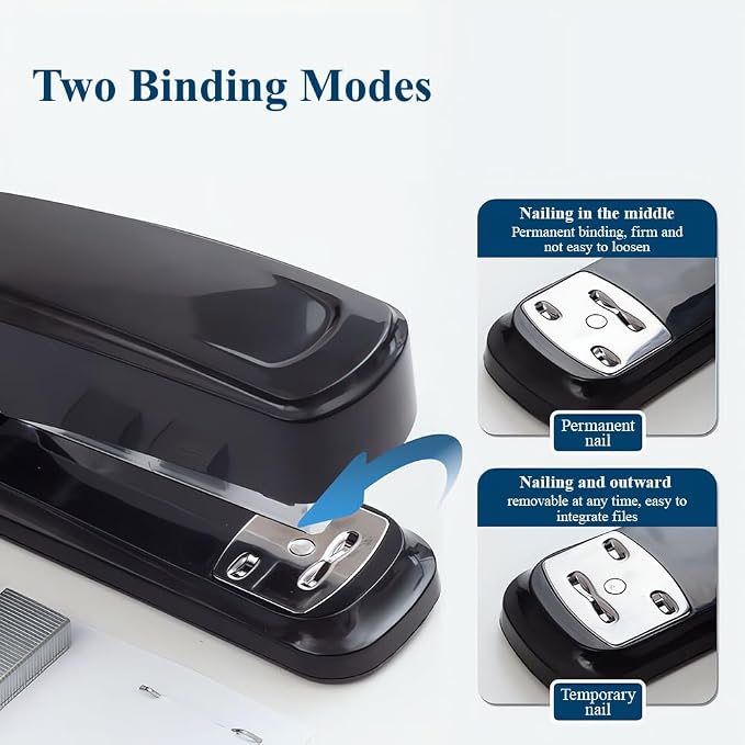 M&G Desktop Stapler with 25 Sheet Capacity, Two Binding Modes, Basic Stapler - Image 5