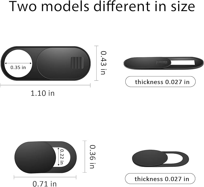 ZUCUCUC Webcam Cover Slide, 14 Pack Webcam Cover, Ultra-Thin Camera Cover - Image 3