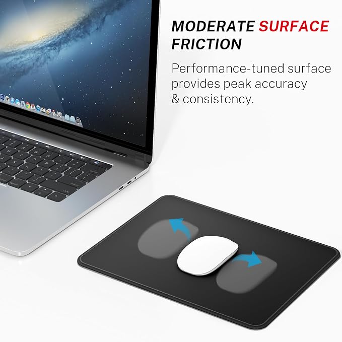 MROCO Essential Office & Gaming Mouse Pad, 30% Larger, 8.5” x 11” in, Premium - Image 2
