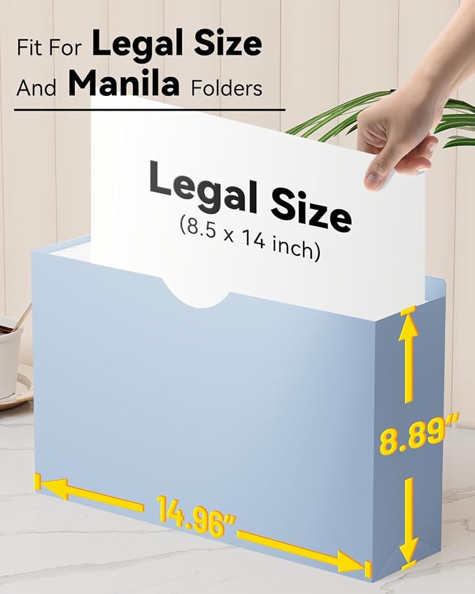 ANSOOK Plastic File Jackets, 12 Pack Expandable Project File Folders, Expanding - Image 3