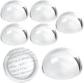 Briwooody 6 Pcs Crystal Dome Magnifier Paperweights Glass Paperweight Reading by Briwooody