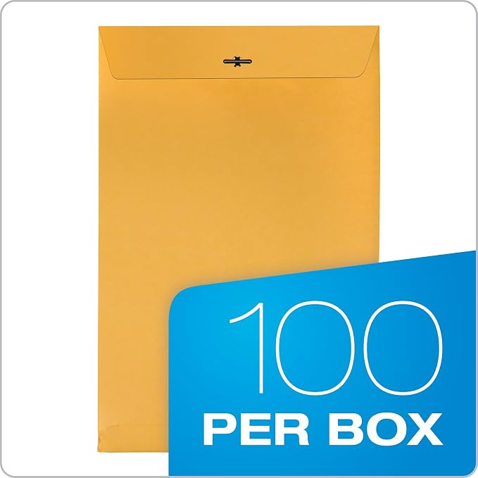 Quality Park 37894 Quality Park Clasp Envelopes, 9-1/4x14-1/2, Light Brown - Image 4