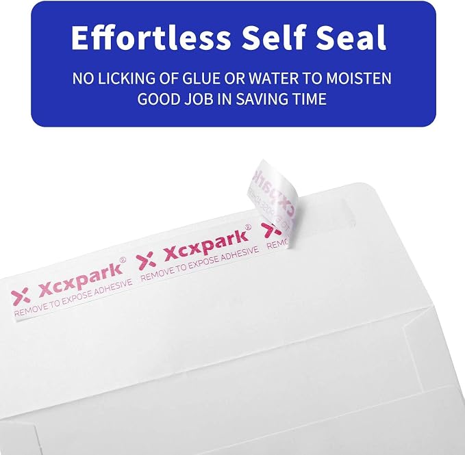 Xxcxpark 200 Qty Printable A6 Invitation Envelopes 4.75 x 6.5 Cards, Self Seal - Image 4