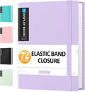 Sooez 72 Pocket Binder with Plastic Sleeves & Elastic Band, Large Capacity by Sooez