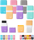 Mr. Pen- Eraser with Cover and Roller, 6 Pack, Pastel Colors | Cute Erasers by MrPen